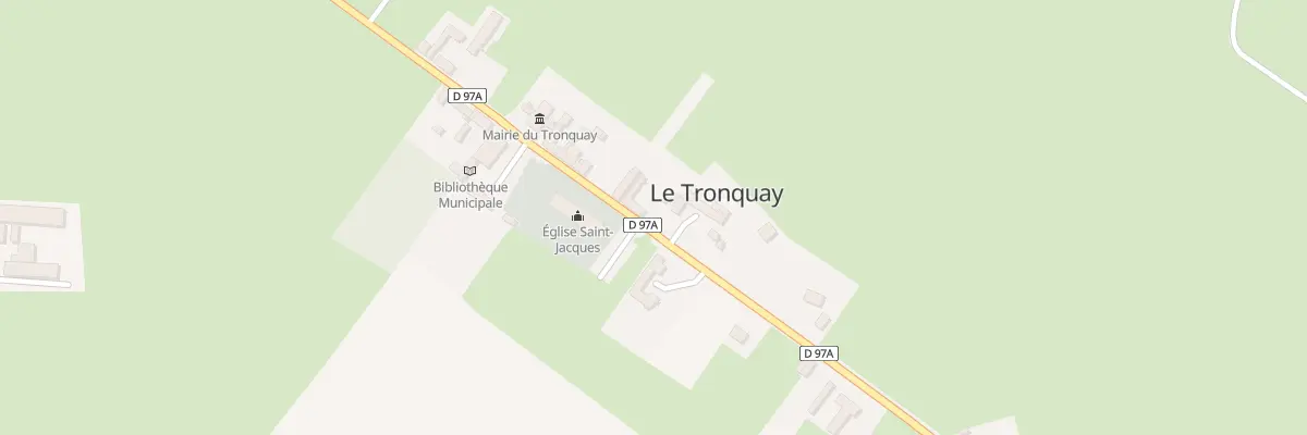 Plan du 5018 Le Bourg au Tronquay