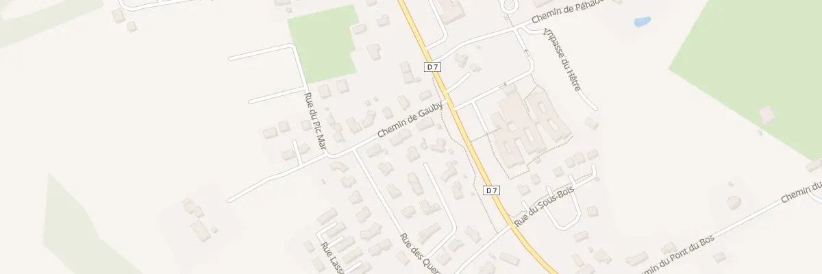 Plan du 69 Che de Gauby à Pomarez