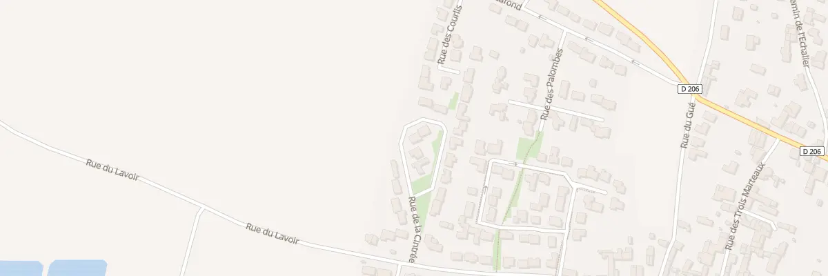 Plan du 6 Rue de la Cintrée à Benon