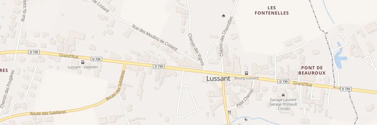 Plan du 50 Gr Grand Rue à Lussant