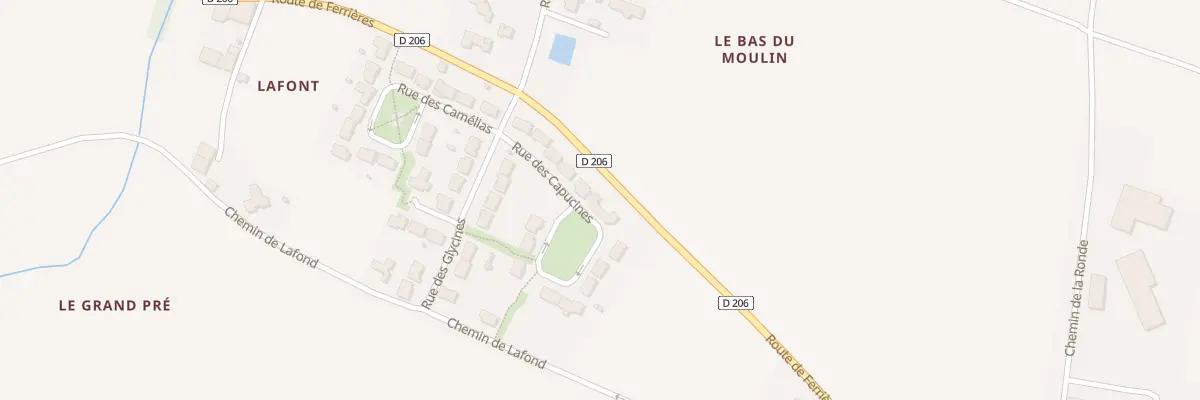 Plan du 4 Rue des Capucines à Benon