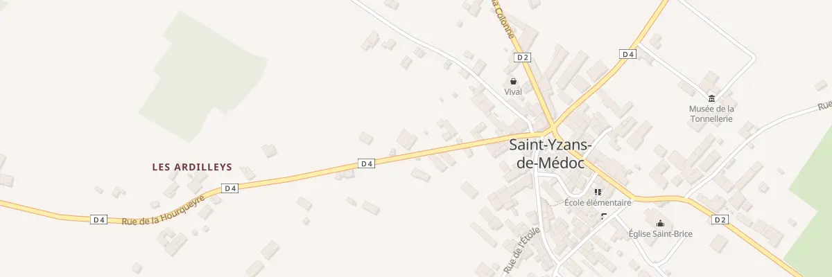 Plan du 14 Rue de la Hourqueyre à Saint-Yzans-de-Médoc