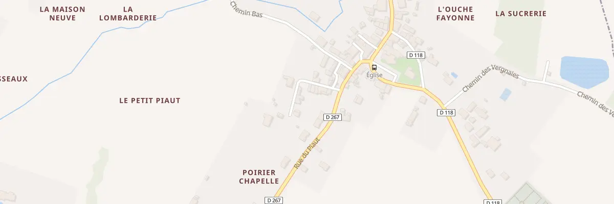 Plan du 3B Rue du Poirier Chapelle à Lussant