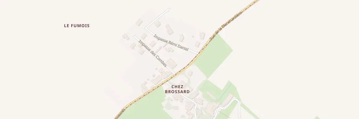 Plan du 22 Rue des Brossards à Saint-Sulpice-d’Arnoult