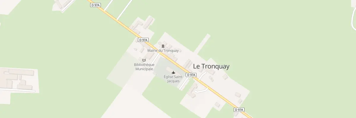 Plan du 5016 Le Bourg au Tronquay