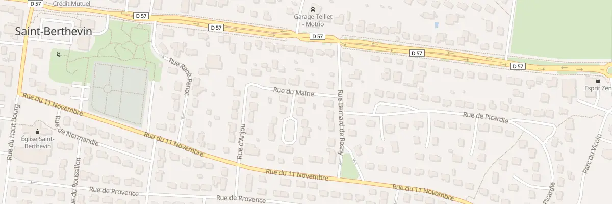 Plan du 11 Rue du Maine à Saint-Berthevin