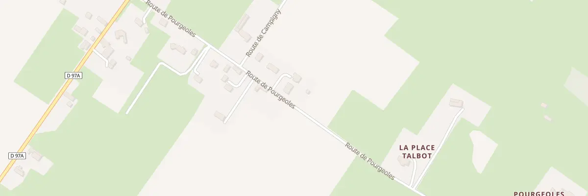 Plan du 7 Rte de Pourgeoles au Tronquay