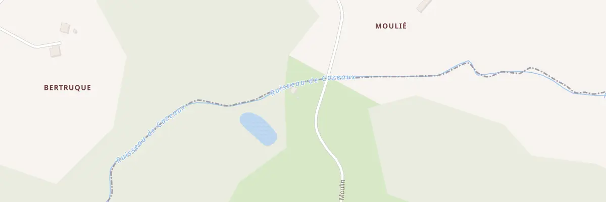 Plan du 445 Rte du Moulin à Gibret