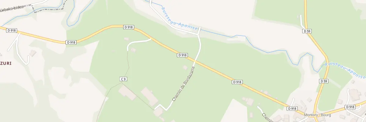 Plan du 395 Rte de Tardets-Sorholus à Montory