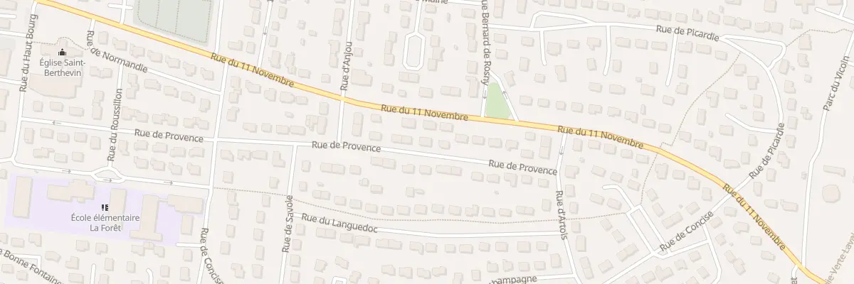 Plan du 71 Rue de Provence à Saint-Berthevin