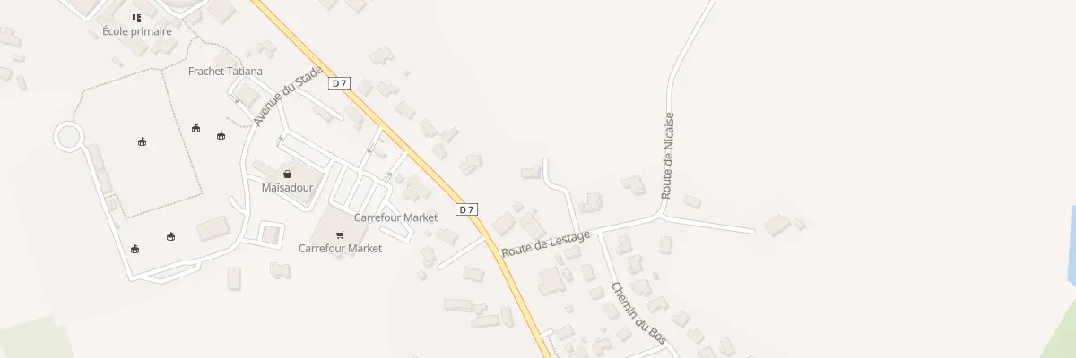 Plan du 63 Rte de Lestage à Pomarez