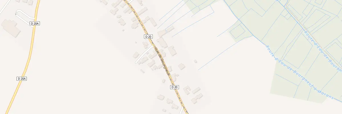 Plan du 91 Rue de Bourgneuf à Doix lès Fontaines