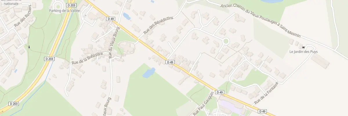 Plan du 11 Rue louis desnouhes à Pouzauges