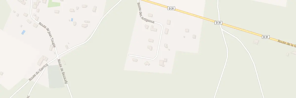 Plan du 220 Rte des Artigaous à Beylongue