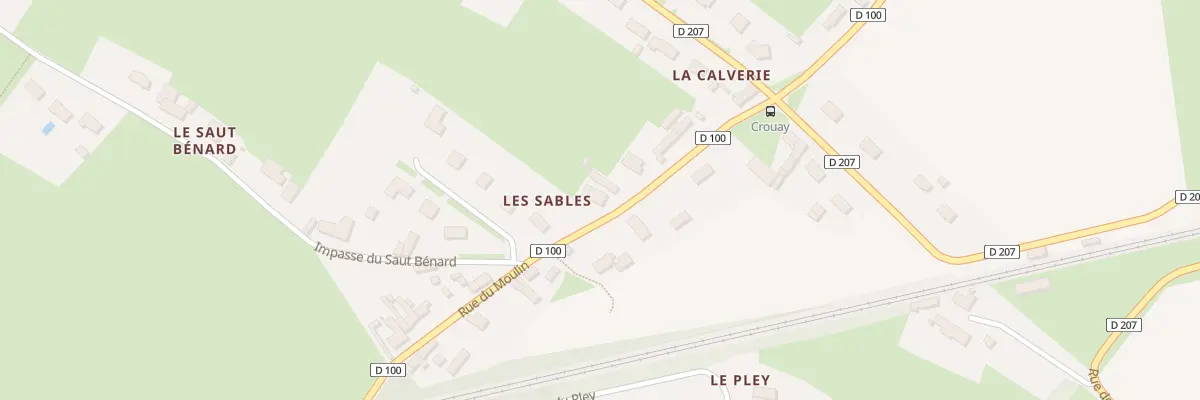 Plan du 698 Rue du Moulin à Crouay