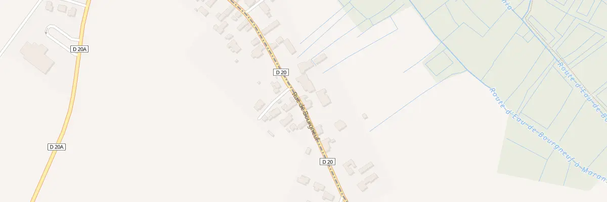 Plan du 87 Rue de Bourgneuf à Doix lès Fontaines