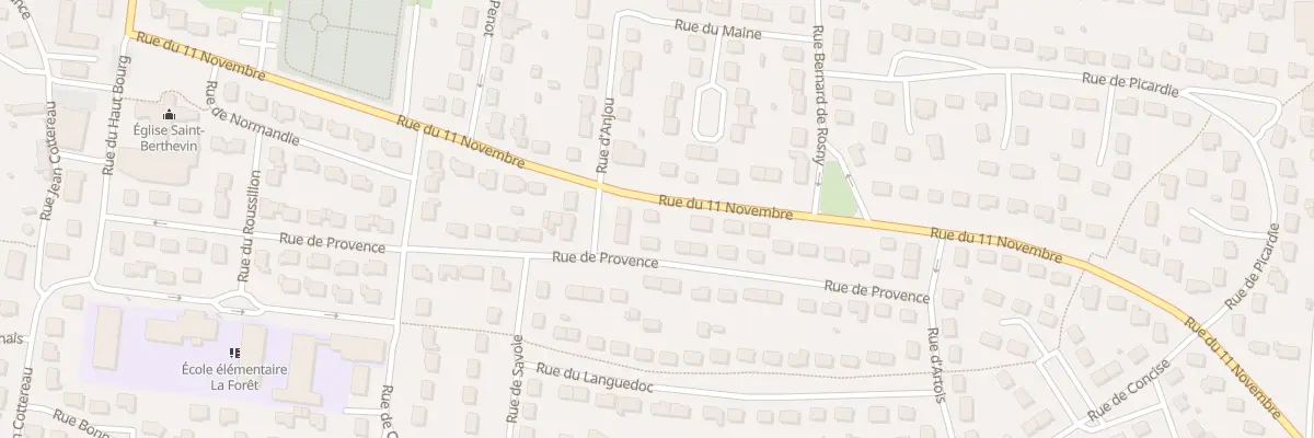 Plan du 30 Rue du 11 Novembre à Saint-Berthevin