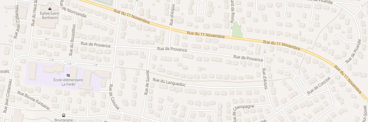 Plan du 62 Rue de Provence à Saint-Berthevin