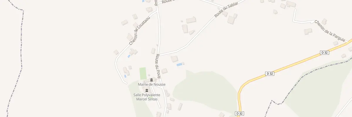 Plan du 50 Rte du Sablar à Nousse