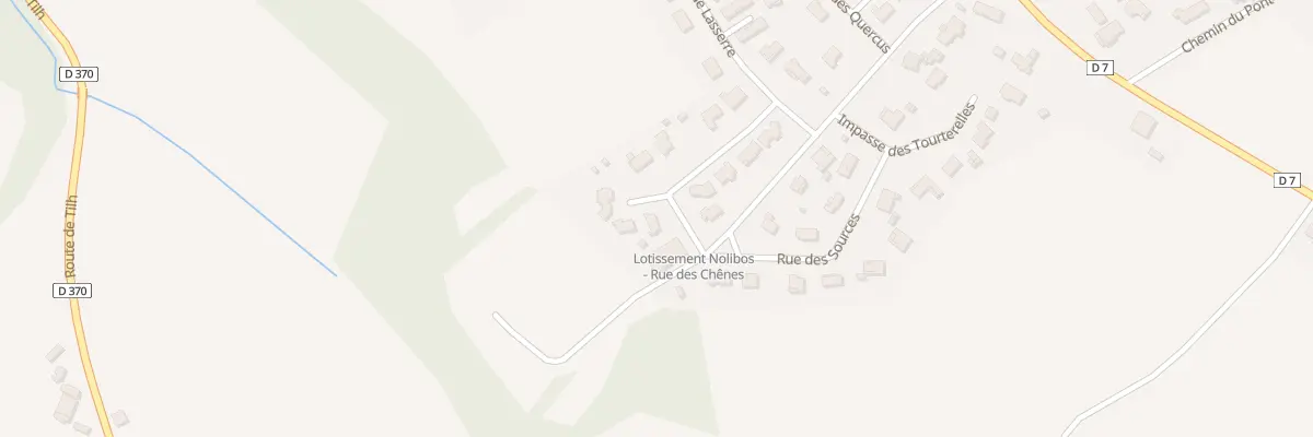Plan du 246 Rue des Chênes à Pomarez