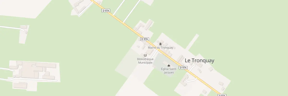 Plan du 13 Rue de la Chapelle au Tronquay