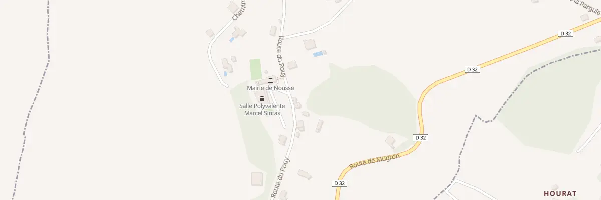 Plan du 366 Rte du Pouy à Nousse