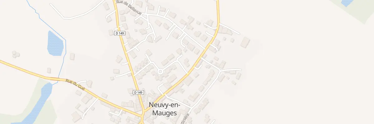 Plan du 2 Rue des Bleuets de Neuvy à Chemillé-en-Anjou