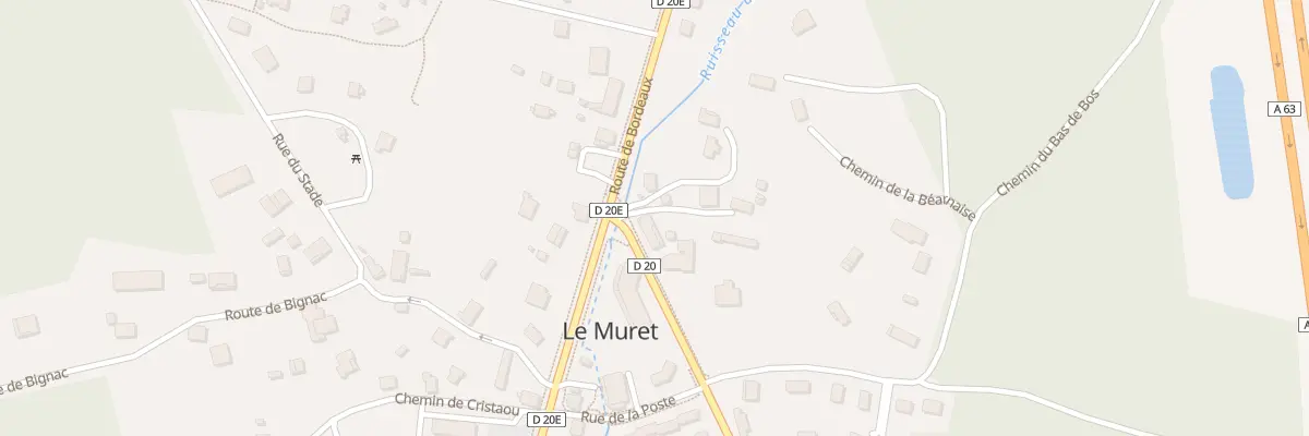 Plan du 9 Rue de la Mairie à Saugnac-et-Muret