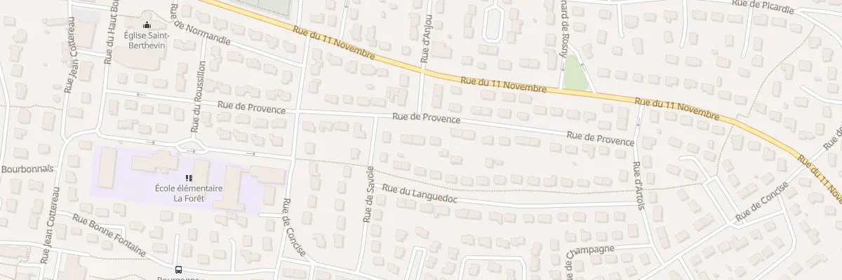 Plan du 54 Rue de Provence à Saint-Berthevin