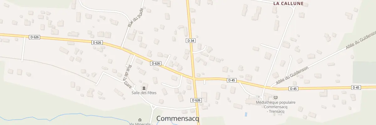 Plan du 45 Rte de Pissos à Commensacq
