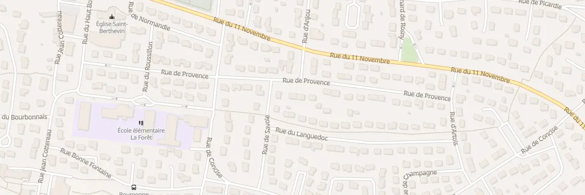 Plan du 52 Rue de Provence à Saint-Berthevin