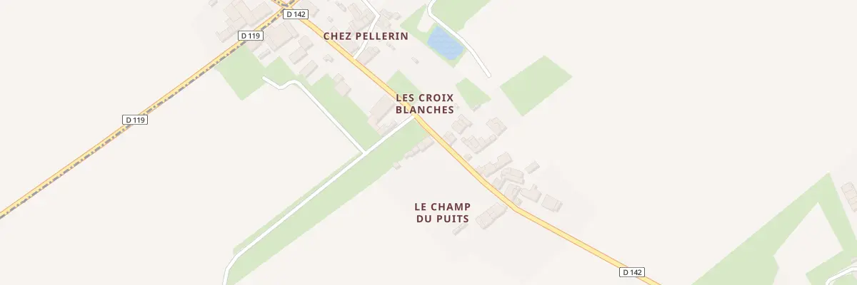 Plan du 14 Rue des Croix Blanches à Corme-Royal