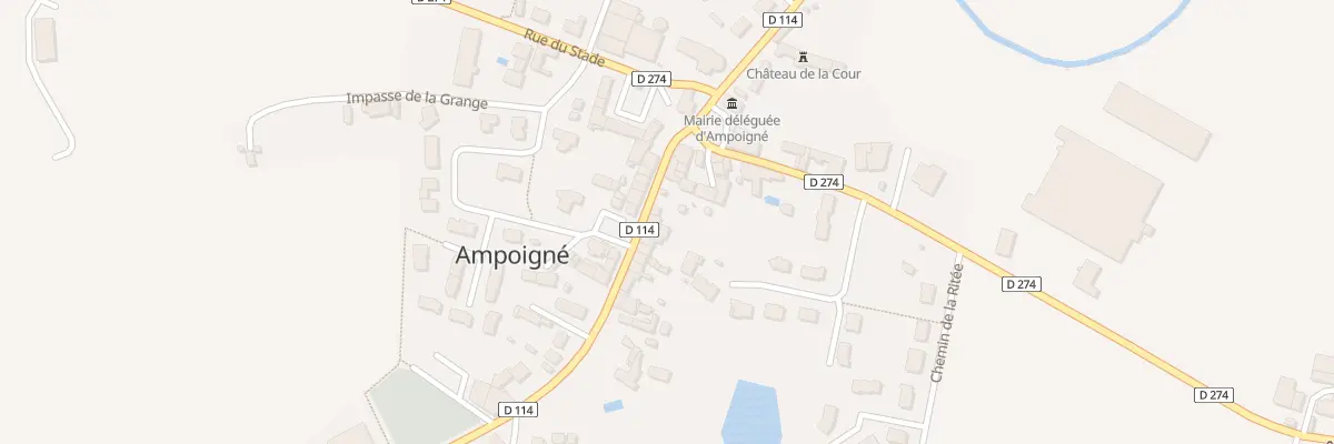 Plan du 3 Rue de l’Anjou Ampoigne à Prée-d’Anjou