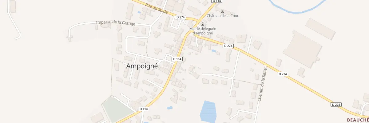 Plan du 5 Rue de l’Anjou Ampoigne à Prée-d’Anjou