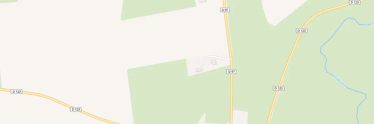 Plan du 4 Rte du Fresne à Aure sur Mer