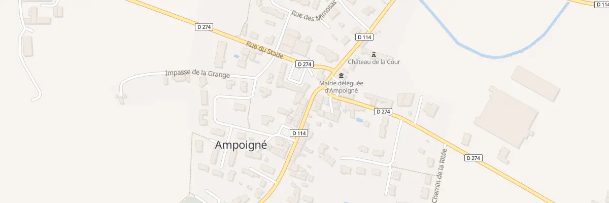 Plan du 12C Rue de l’Anjou Ampoigne à Prée-d’Anjou