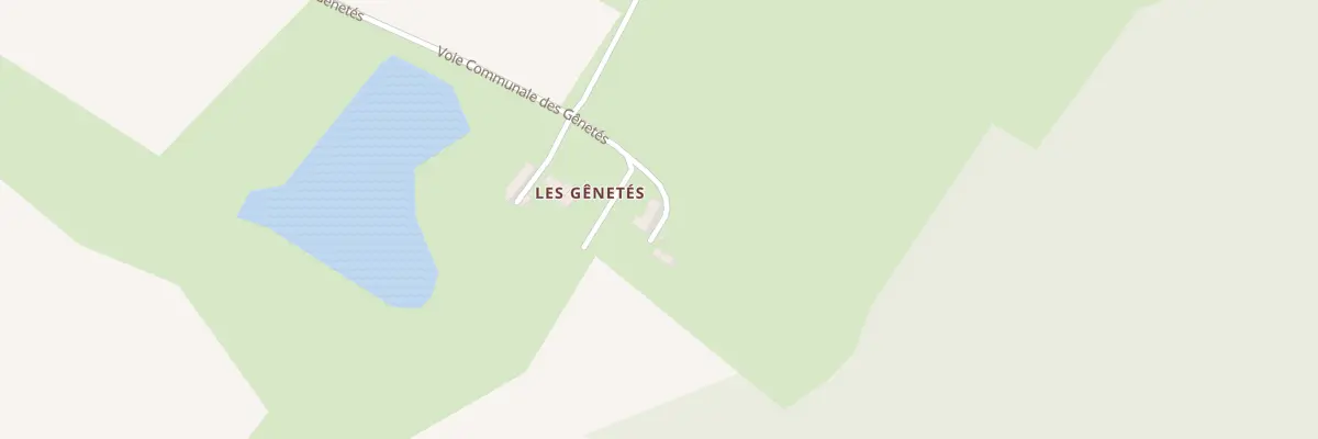 Plan du 1152 Vc des Genêtés à Vautorte