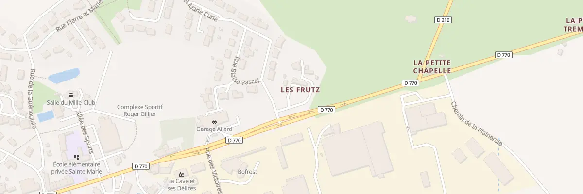 Plan du 5637 Les Frutz à Erdre-en-Anjou