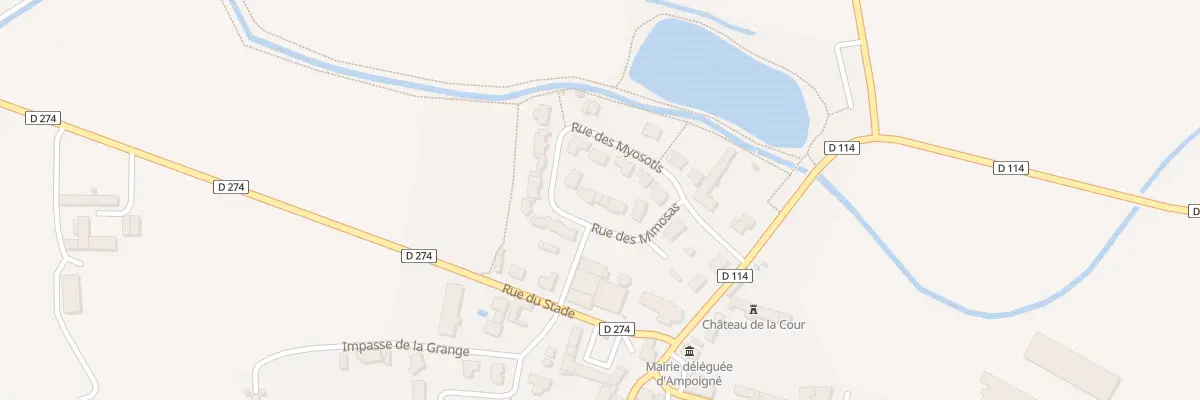 Plan du 1 Rue des Mimosas à Prée-d’Anjou