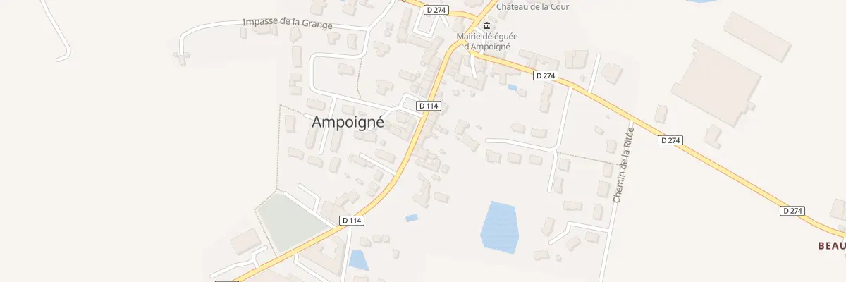 Plan du 15 Rue de l’Anjou Ampoigne à Prée-d’Anjou