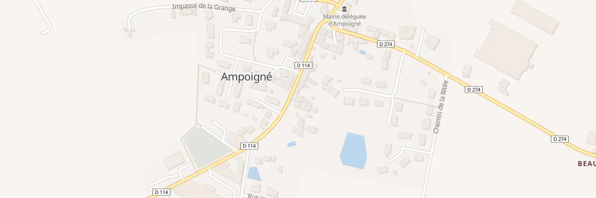 Plan du 17 Rue de l’Anjou Ampoigne à Prée-d’Anjou