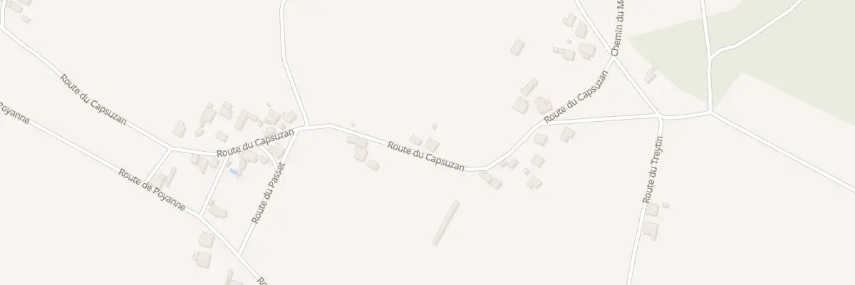 Plan du 1035 Rte du Capsuzan à Onard