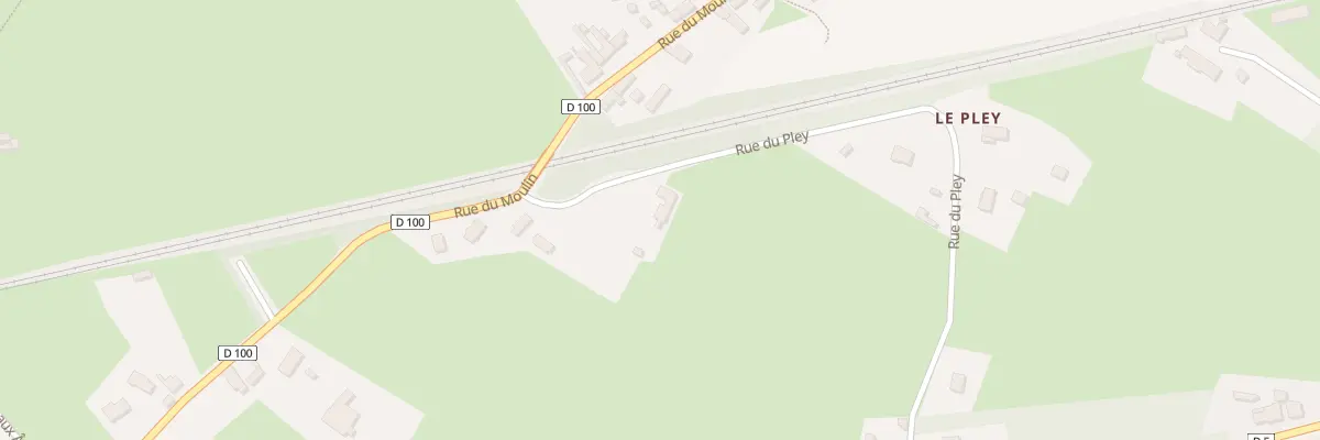 Plan du 74 Rue du Pley à Crouay