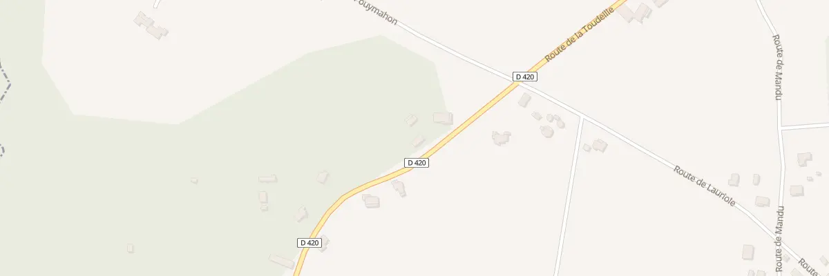Plan du 1000 Rte de la Toudeille à Poyanne
