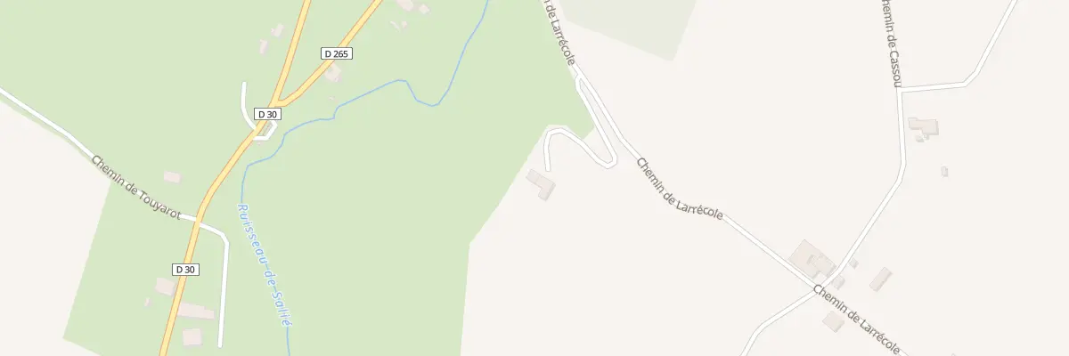 Plan du 2 Cami de Larrécole à Narp
