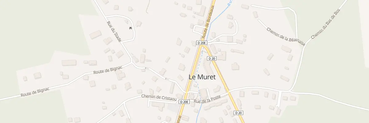 Plan du 4 Rte de Bayonne à Saugnac-et-Muret