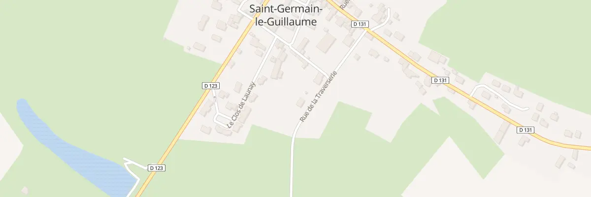 Plan du 6 Rue de la Traverserie à Saint-Germain-le-Guillaume