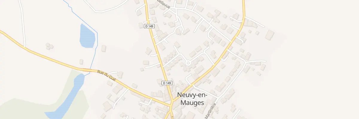 Plan du 13 Rue des Bleuets de Neuvy à Chemillé-en-Anjou