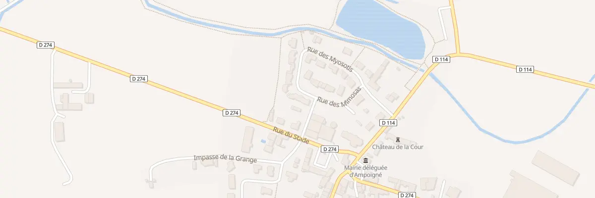 Plan du 3 Rue des Myosotis à Prée-d’Anjou