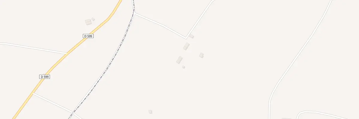 Plan du 4 La Huberdiere au Fresne-Poret